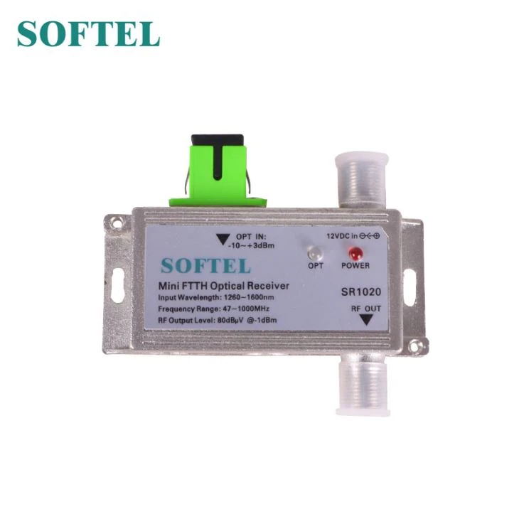 FTTH CATV optinis imtuvas su 1550nm filtru