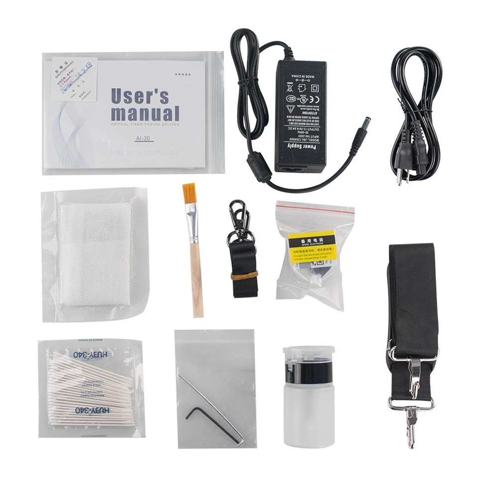 New Upgrade Al-20 Fiber Optical Fusion Splice Machine 6motors FTTH Optical FiberFusion Splicer