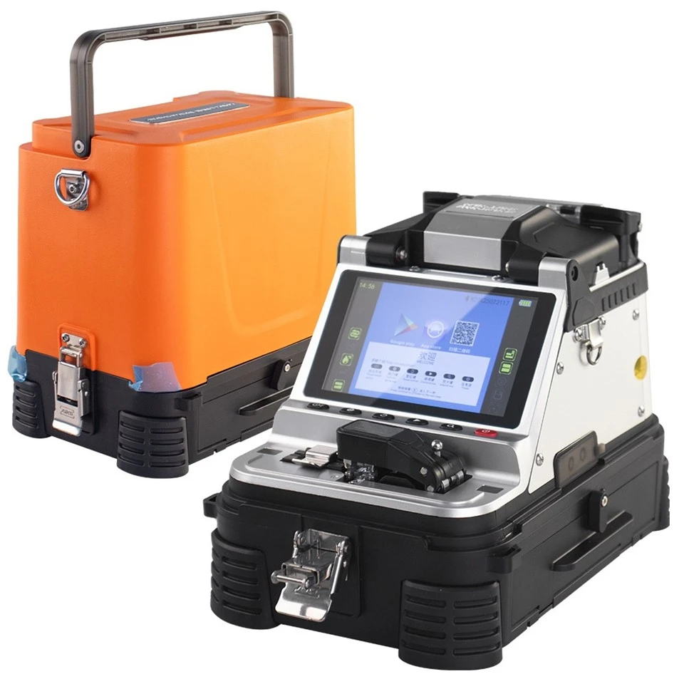 New Upgrade Al-20 Fiber Optical Fusion Splice Machine 6motors FTTH Optical FiberFusion Splicer