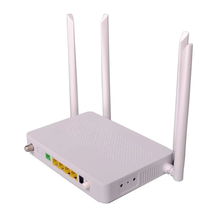 Dual Band Gpon Ont 4 Ports 4GE Catv Wifi5 Factory Brand New high quality